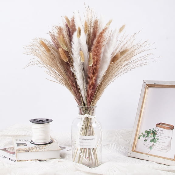 Tall Natural Dried Flowers Dry Pampas Grass Home Dining Table Decor