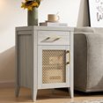Tall Nightstands with Drawer Modern Farmhouse Night Stand Bedside