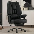 Tall Office Chair ,Wide Seat,Leather High Back Office Chair,Ergonomic