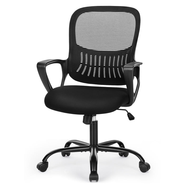 Tall Office Chair for Standing Desk with Adjustable Foot Ring Counter Height Office Chairs Black Walmart