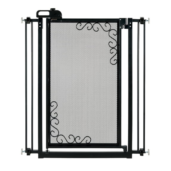 Tall One Touch Metal Mesh Gate
