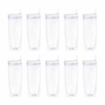 thumbnail image 1 of Tall Orbit Acrylic Tumblers 20 oz. Set of 10, Bulk Pack - Perfect for Iced Coffee, Soda, Other Hot & Cold Beverages - Clear, 1 of 5