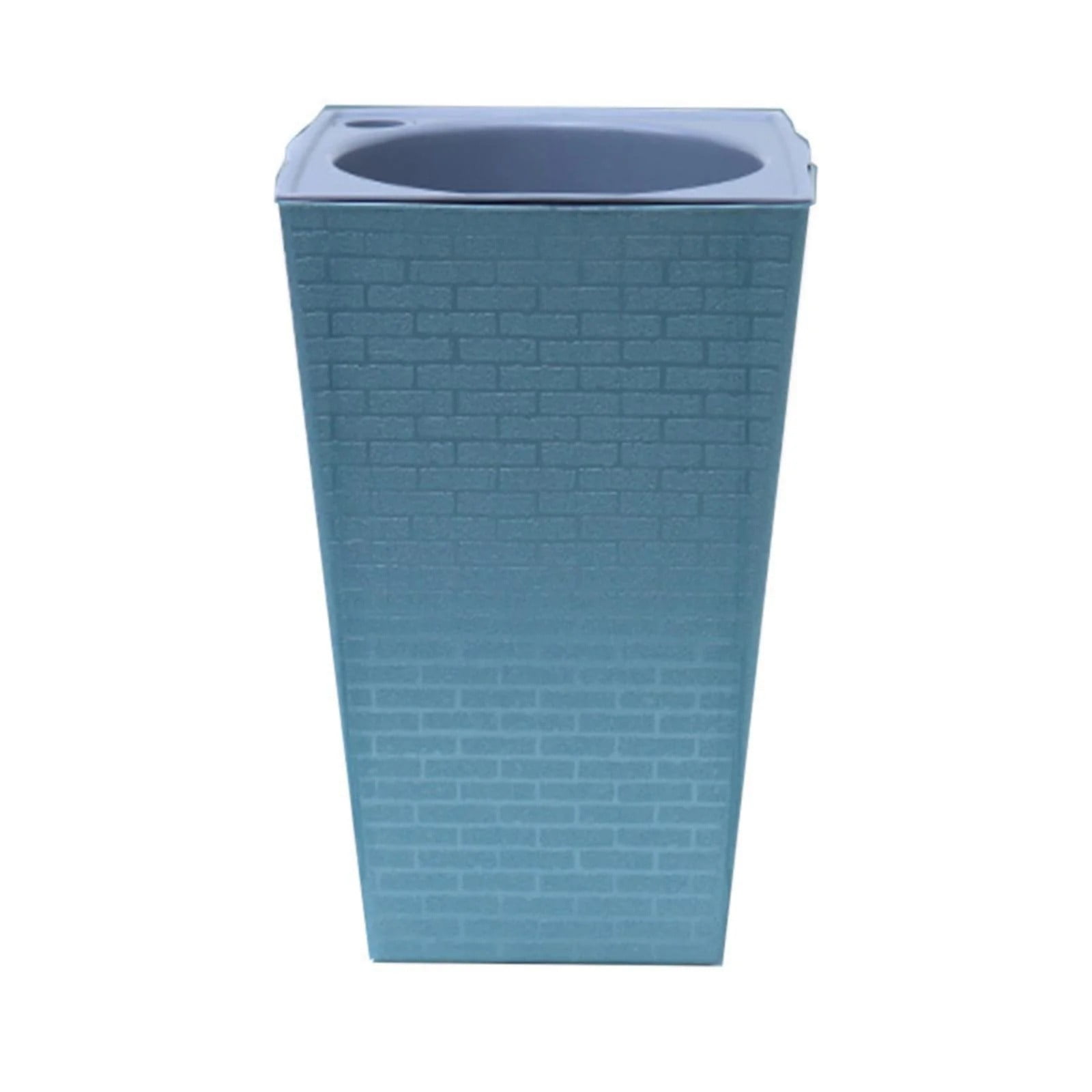 Tall Outdoor Flower Pot, High Floor Planter for Indoor Courtyard Garden, Decorative Gardening Container