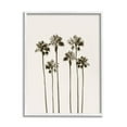 thumbnail image 1 of Tall Palm Trees Looming Landscape Graphic Art White Framed Art Print Wall Art, 1 of 7