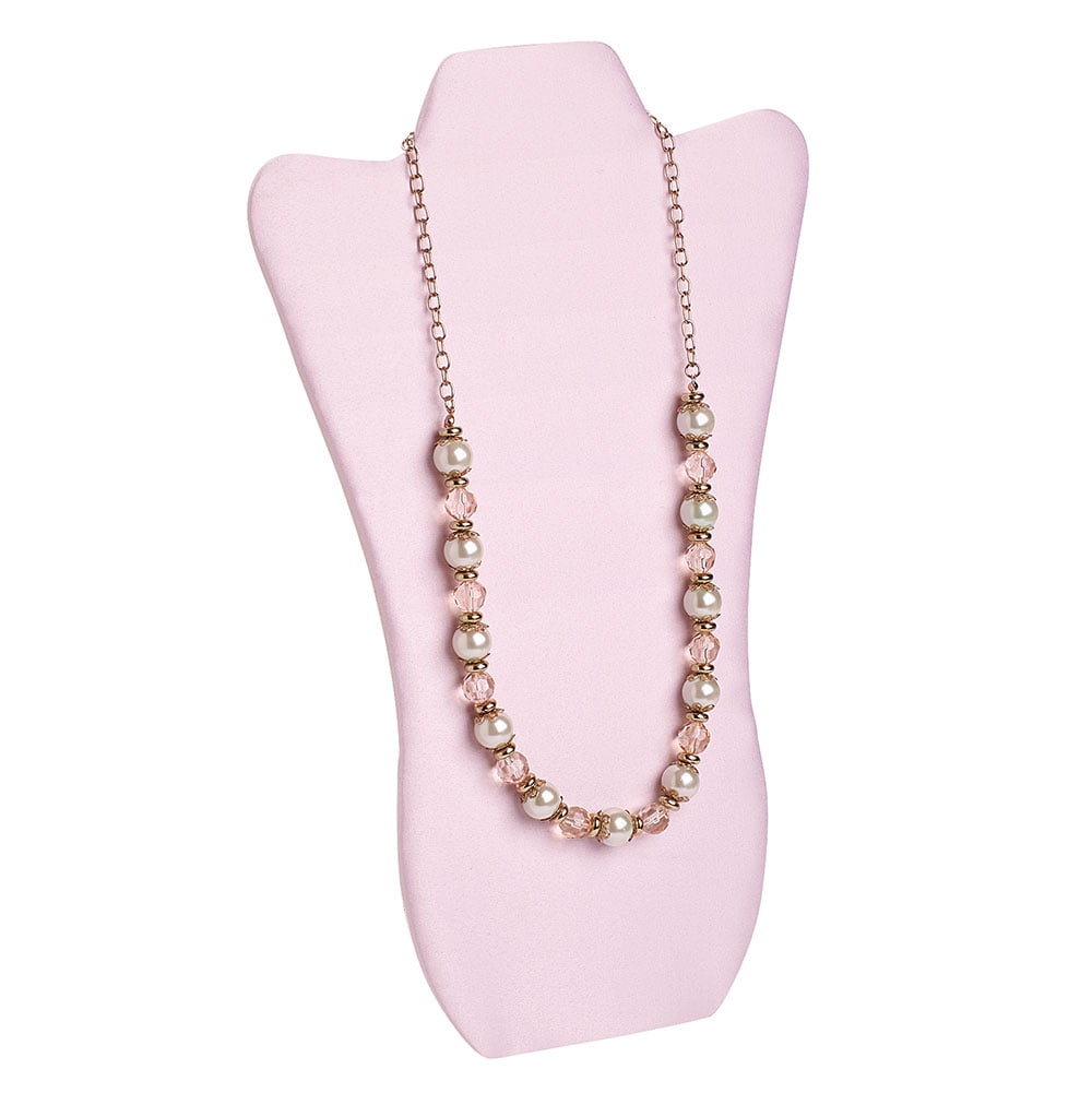 Tall Pink Necklace Display Easel Case of 25