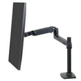 thumbnail image 1 of Tall Pole LX Desk Mount Monitor Arm, Matte Black, 1 of 1