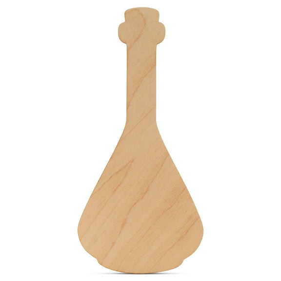 Tall Potion Bottle Wooden Cutout 10 inches, Pack of 3 DIY Witch Potion Bottle for Crafts and Halloween Decor for Home, by Woodpeckers