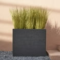 thumbnail image 1 of Tall Rectangular Composite Planter,Durable for All-Weather Use with Drainage Holes, Large Rectangular Planter for Outdoor and Indoor Plants, 1 of 5