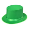thumbnail image 1 of Tall Satin Top Hat Magician Costume Accessory Magician Style Hats One Size Fits Halloween Accessory, 1 of 2