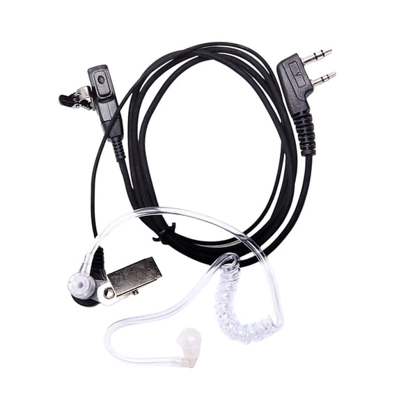 Tall Sensitivity Bidirectional Radio Earpiece With Noise Suppression Plan And Secure Clip For Warehouse Hospital Use