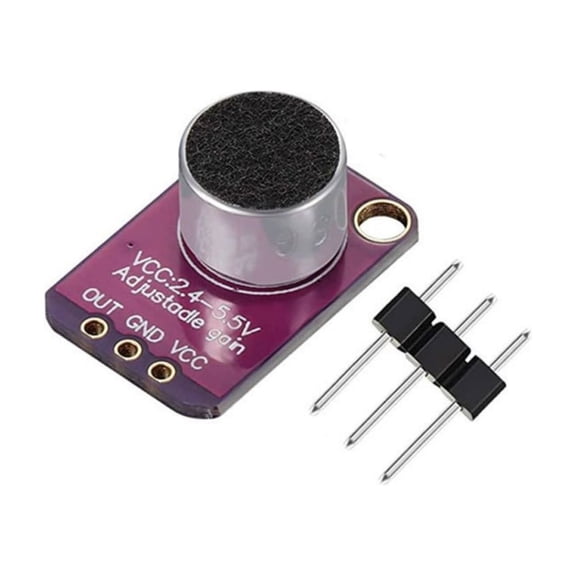Tall Sensitivity Sound Transducer Component With Constructed In Preamp Similar Output For Platform Microcontroller Proje