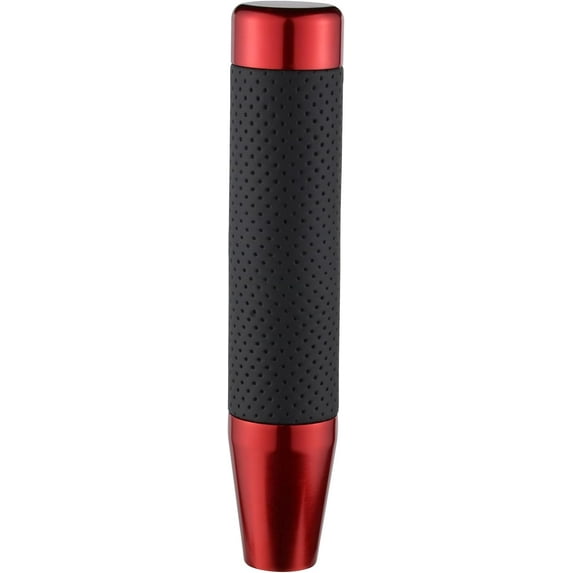 Tall Shift Knob Car Long Shifting Head Replace Weighted Gear Stick Shifter Knob Extension Fit Most Manual Automatic Transmission Vehicle, Red