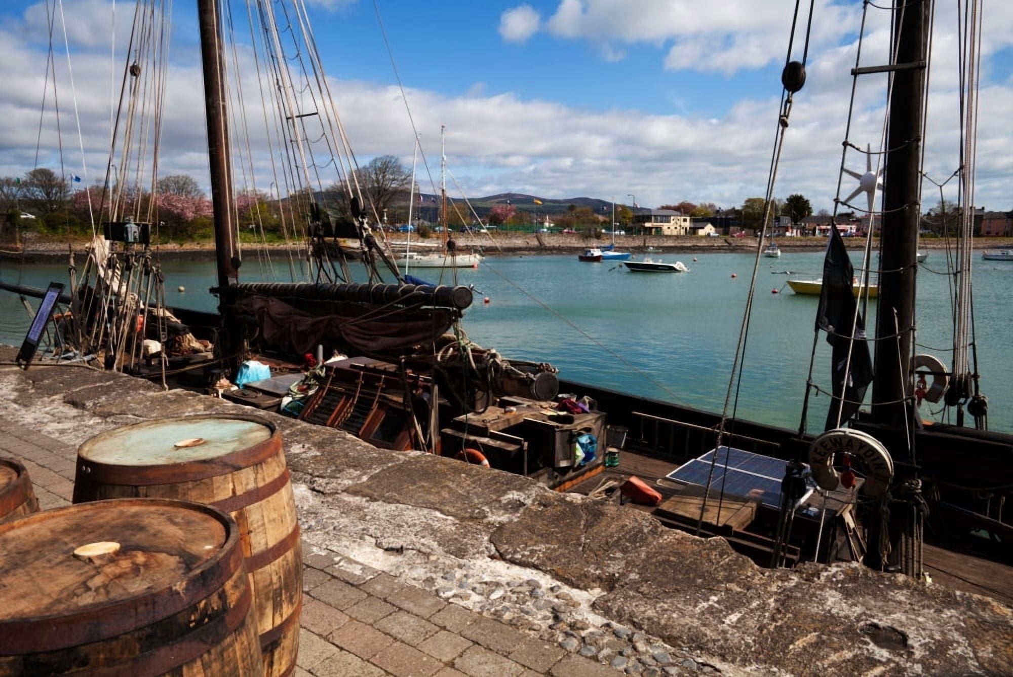 Tall Ship KEEYWAYDIN Dungarvan County Waterford Ireland Canvas Art - Panoramic Images (36 x 12)