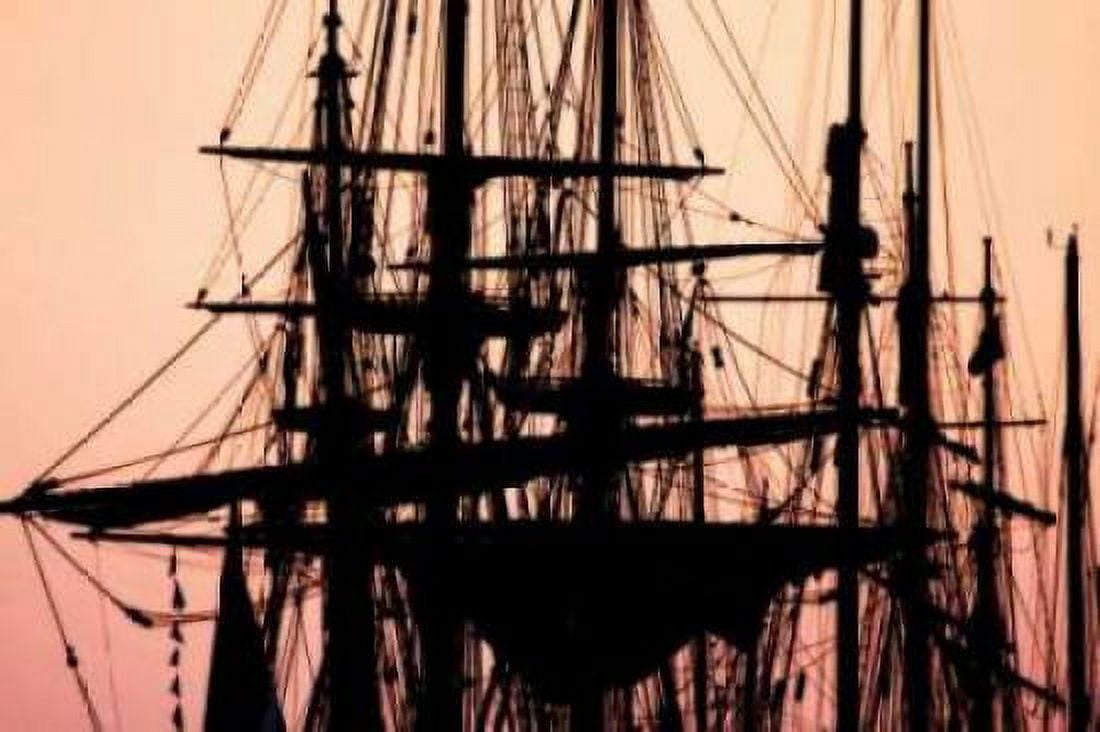 Tall Ships at Sunset I Canvas Art - Alan Hausenflock (12 x 18)