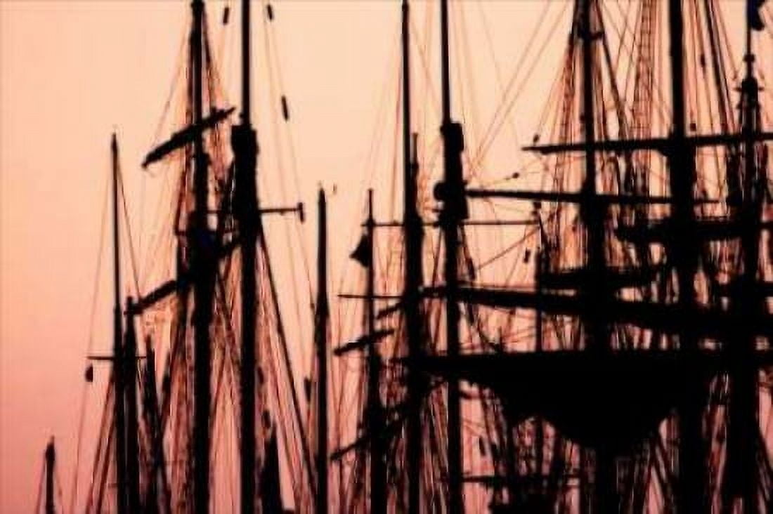 Tall Ships at Sunset II Canvas Art - Alan Hausenflock (12 x 18)