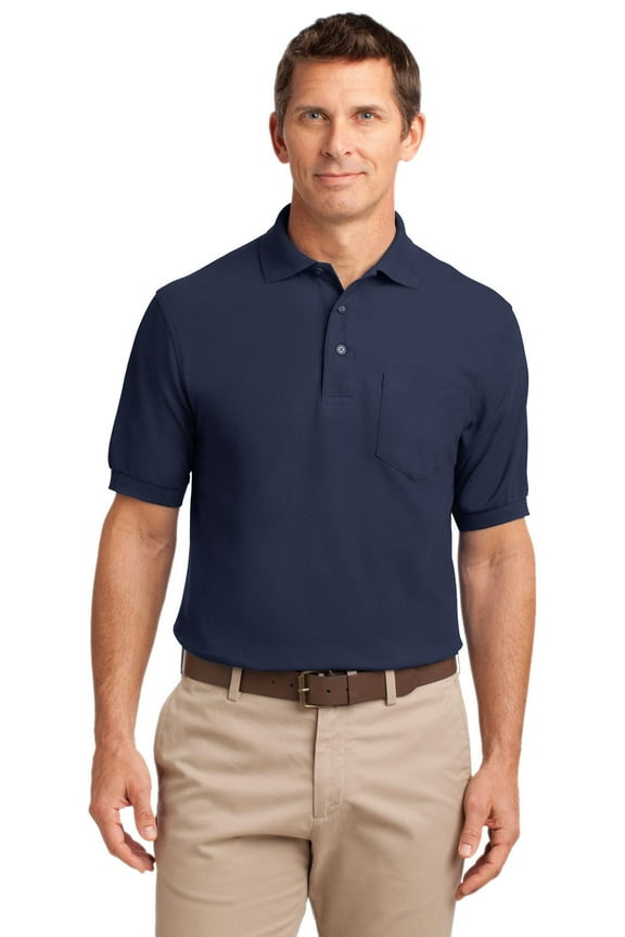 Tall Silk Touch Polo with Pocket
