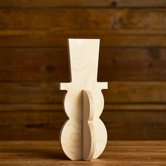 Tall Slotted Snowman