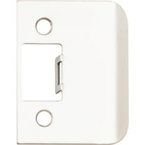 Tall Square Corner Extended Lip Strike, 2-1/2" x 1-1/2", (2" Overall Length), Satin Nickel by Stone Harbor Hardware