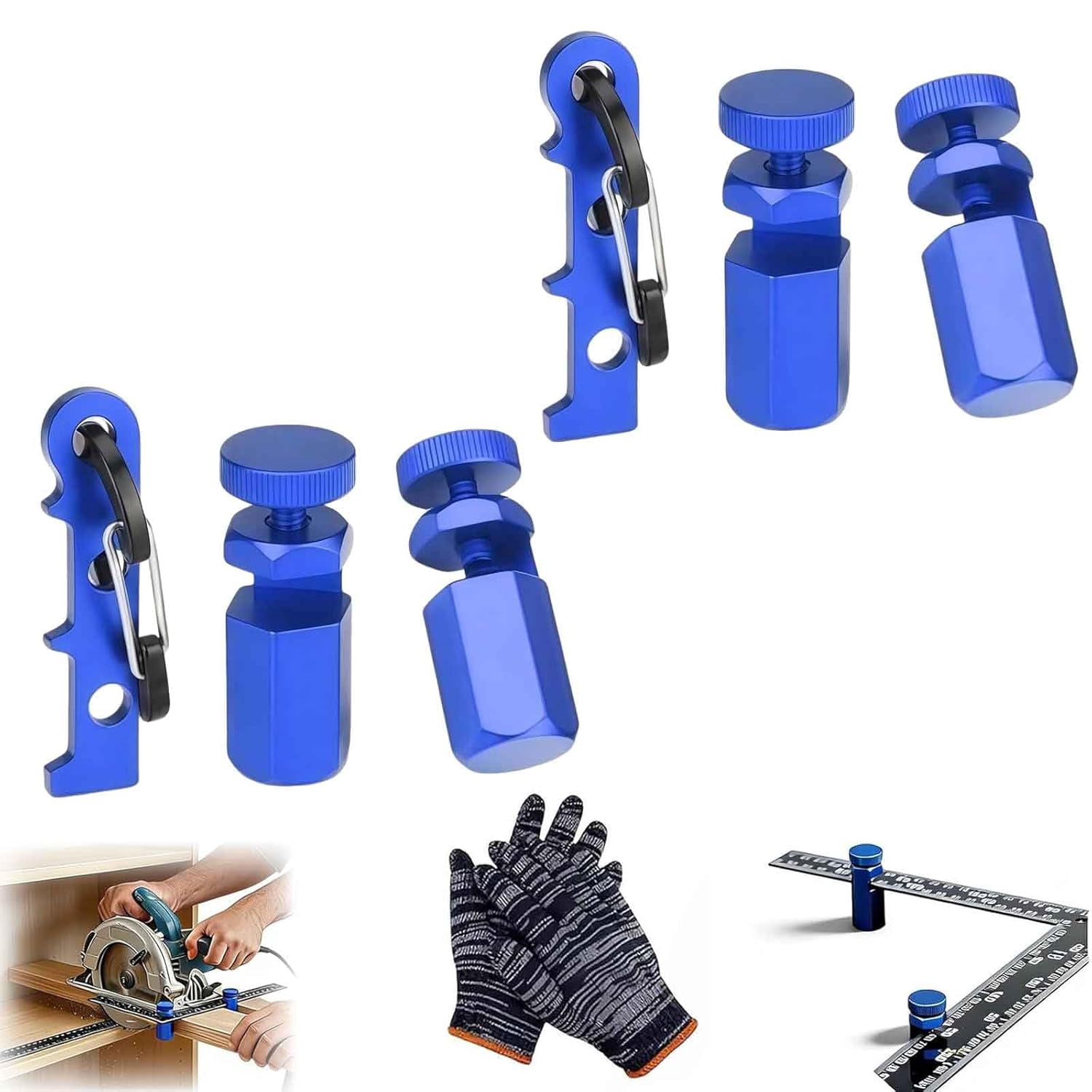 Stable Lock Tall Stair Gauges for Framing Square, Hexagonal Stable Lock with Holder ...