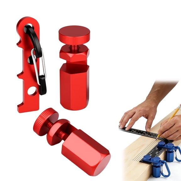 Tall Stair Gauges Set for Framing Square, Circular Saw Guide with Stable Lock Holder