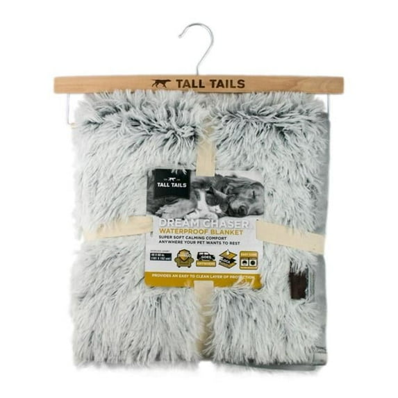 Tall Tails 022266176114 40 x 60 in. Waterproof Blanket for Dog, Gray