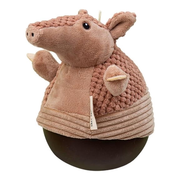 Tall Tails 22266181804 9 in. Roly Poly Armadillo Plush Dog Toy