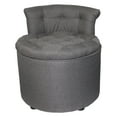 thumbnail image 1 of ORE international, Inc. 24"H Tufted Rolled Back Seating W/ Storage 1+1, 1 of 3