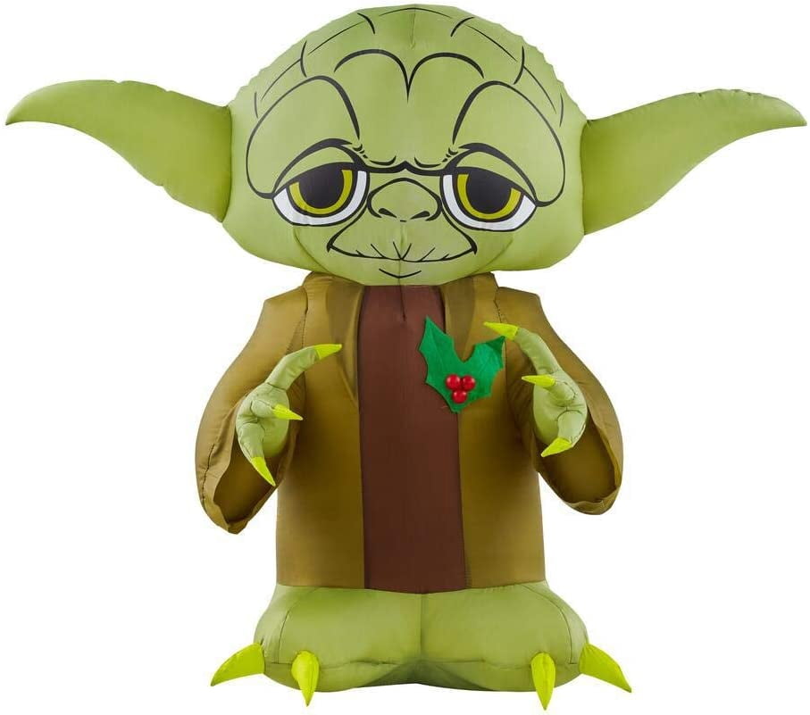 Tall Wars Yoda Christmas Airblown Inflatable Indoor/Outdoor Decoration