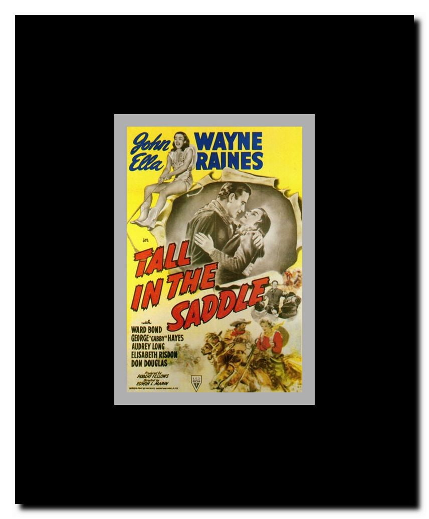 Tall in the Saddle Framed Movie Poster