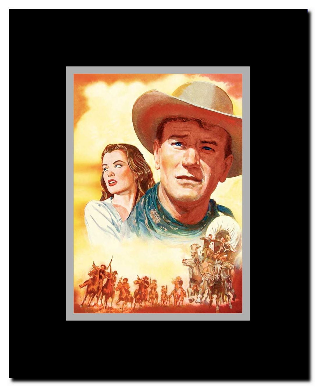 Tall in the Saddle Framed Movie Poster