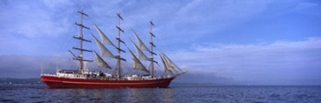 Tall ships race in the ocean Baie De Douarnenez Finistere Brittany France Canvas Art - Panoramic Images (18 x 6)