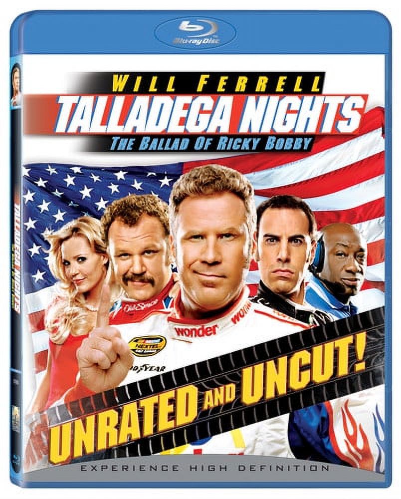 Talladega Nights: The Ballad of Ricky Bobby (Unrated) (Blu-ray), Sony Pictures, Action & Adventure - image 1 of 2