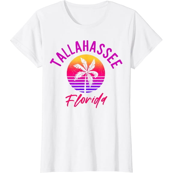 Tallahassee Florida / Retro Vintage Sun of Tallahassee FL T-Shirt