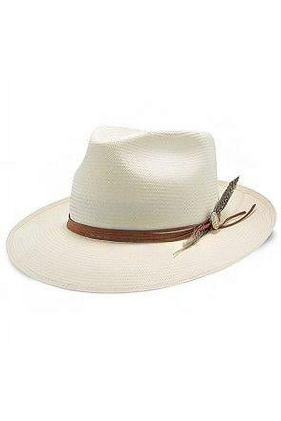 Tallahassee - Stetson Natural Shantung Straw Fedora Hat