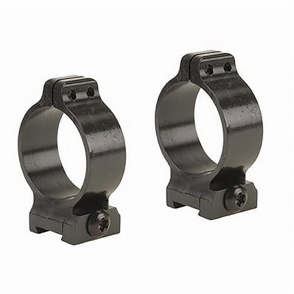 Talley QD Screw Lock Talley Dovetail 1" Scope Rings Satin Medium
