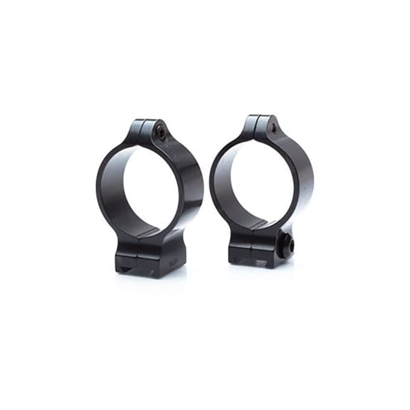Talley Fixed Talley Dovetail 1" Scope Rings Matte Black Low