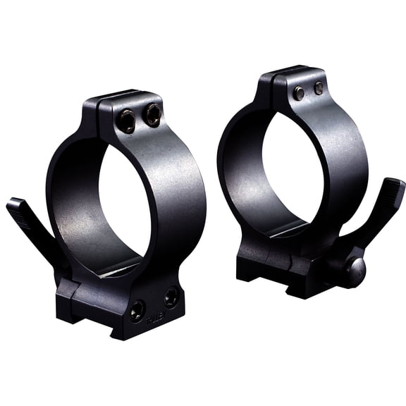 Talley QD Lever Talley Dovetail 34mm Scope Rings Matte Black High