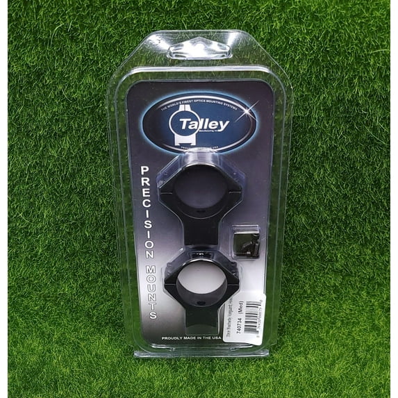 Talley 740734 Ring/Base Combo Medium 2-Piece Base/Rings For Weatherby Vanguard Black Matte Anodized Finish 30mm Diameter