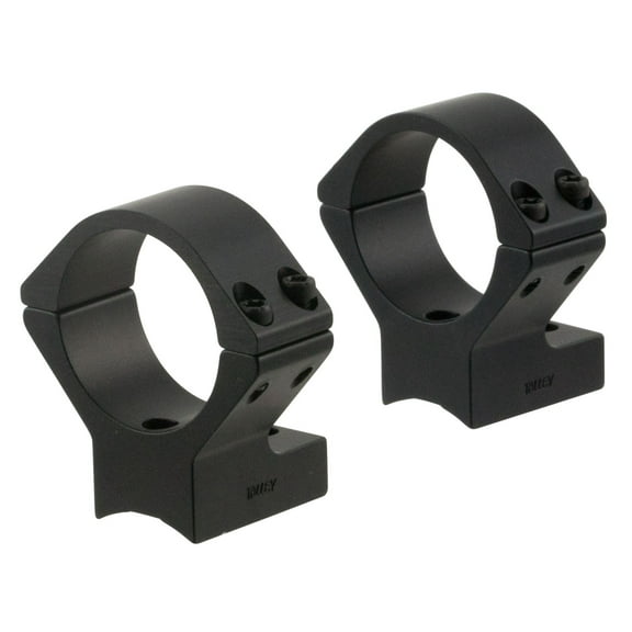 Talley 930707 Ring/Base Combo Low 2-Piece Base/Rings For Ruger 10/22 Black Matte Anodized Finish 1" Diameter