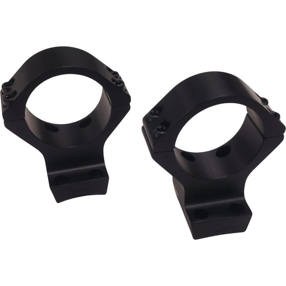 Talley Lightweight 2-Piece 20 MOA Elevated Scope Mounts with Integral 1" Rings Browning X-Bolt Short Action Matte Black High