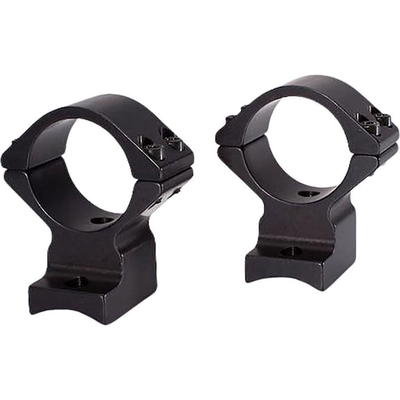 Talley Lightweight 2-Piece Scope Mount 34mm Rings Savage 10 Through 16, 110 Through 116 Round Rear (8-40 Screws) Matte Black High