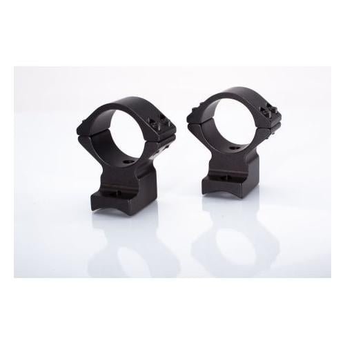 Talley Savage pre-Accutrigger Scope Mounts w/ Flat Rear Receiver, 1 inch Tube, Savage Model 110/111/112/114/116 Flat Rear, Low, Black Anodized