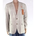 thumbnail image 1 of Tallia Men's Reptile Print 2 Button Suit Jacket Beige Size Large, 1 of 4