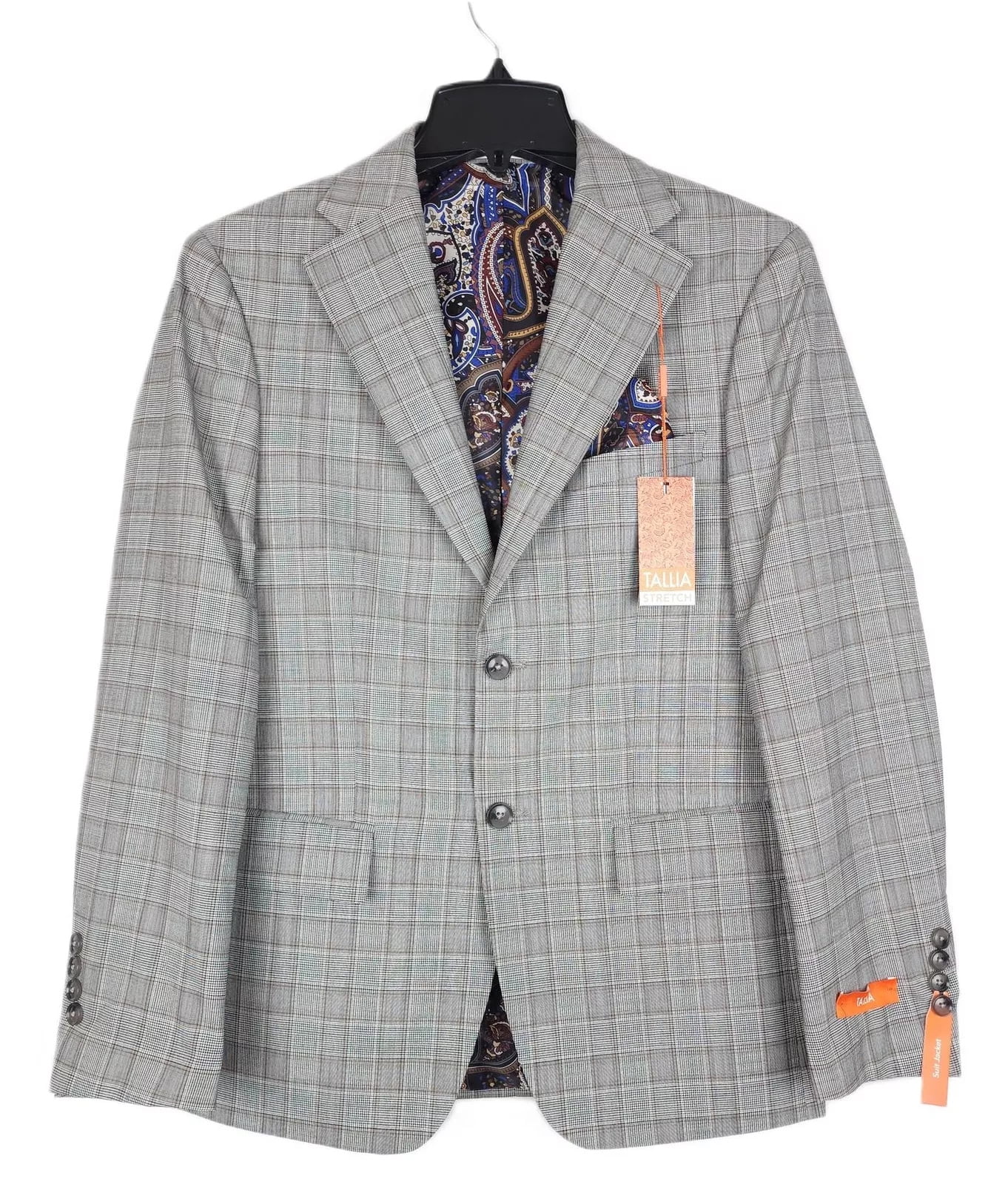 Mens Classic Wool Feel Blazer Sports Coat in Medium Grey main image 0