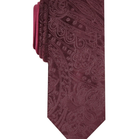 Tallia Mens Amos Self-tied Necktie, Red, One Size