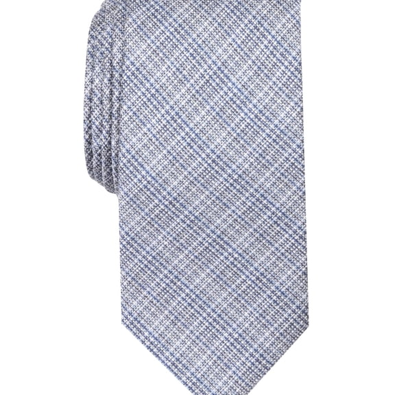 Tallia Mens Cassia Slim Self-tied Necktie, Blue, One Size