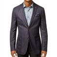 thumbnail image 1 of Tallia Mens Dotted Two Button Blazer Jacket, Purple, 36 Short, 1 of 3