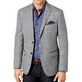 thumbnail image 1 of Tallia Mens Houndstooth Sport Coat, Grey, 38 Regular, 1 of 3