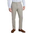 thumbnail image 1 of Men's Slim-Fit Taupe Houndstooth Suit Separate Pant Taupe Houndstooth 30x30, 1 of 5