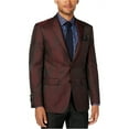 thumbnail image 1 of Tallia Mens New Wave Two Button Blazer Jacket, Red, 48 Regular, 1 of 1